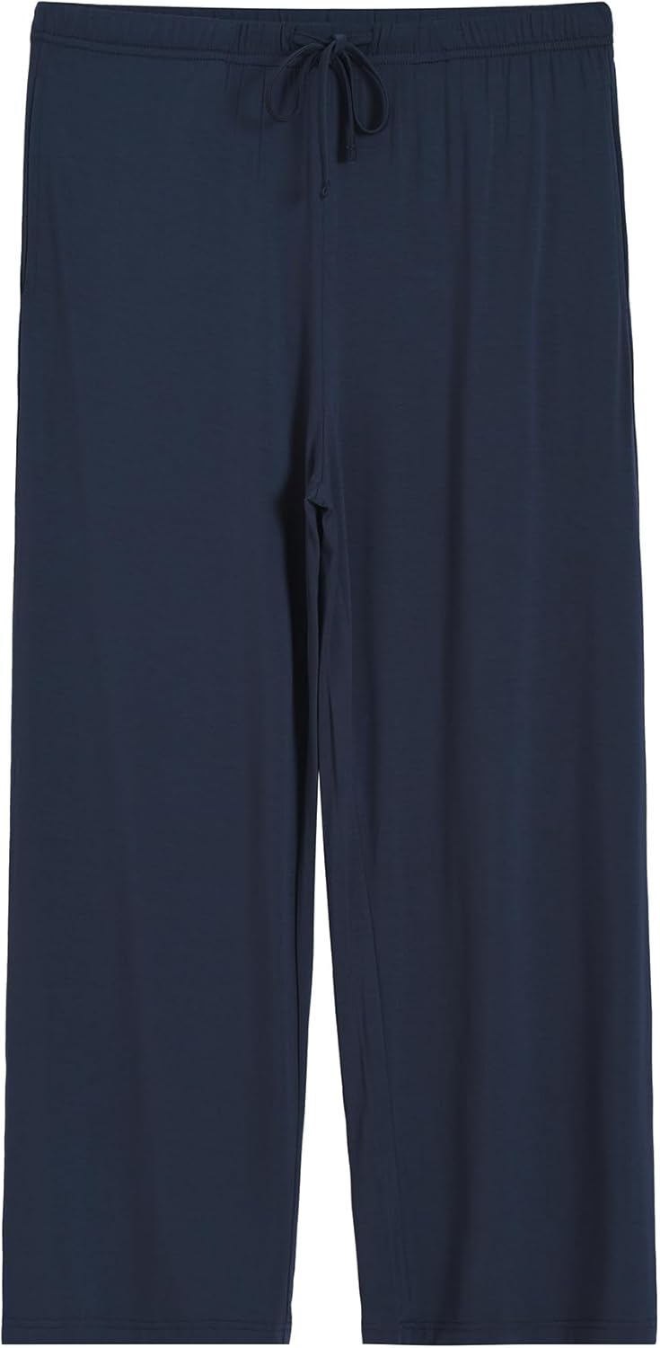 Latuza Women's Petite 2 Piece Pj Lounge Set Petite Length Top Wide Leg Pants - Image 3