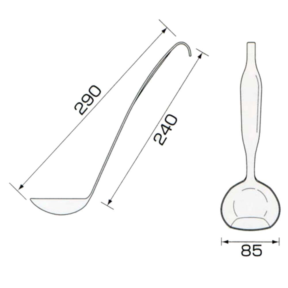 Acier inoxydable 18-8 d'une seule pi?ce de riz louche type de balle AG (Japon import / Le paquet et le manuel sont ?crites en japonais)