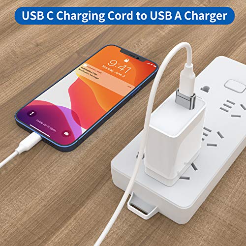 USB C Female to USB Male Adapter (4-Pack), Type C to USB A Charger Converter for iPhone 17 16 15 14 13 12 11 Pro Max, Samsung Galaxy S25 S24 S23 S22 Ultra, Apple iWatch Watch Series 7 8, AirPods,iPad by QianLink - Image 3