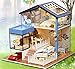 Produktbild JUNJUNA Modell DIY Holzspielzeughaus Handbuch Mini Kit - LED Seattle House Modell Und Möbel/Spieluhr