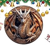 Inspiration de la créativité : notre puzzle dragon arbore des pièces de forme irrégulière et un design inventif inspiré de la nature, avec des œuvres d'art peintes à la main originales et des formes d'animaux uniques qui encouragent la pensée créative et les capacités de résolution de problèmes