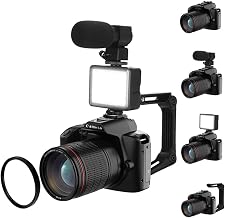 D5 WiFi Night Vision Camera 64MP Kids Digital Camera Adjustable Focus Camcorder Beginner Learning Tools (SD Card Not Included)