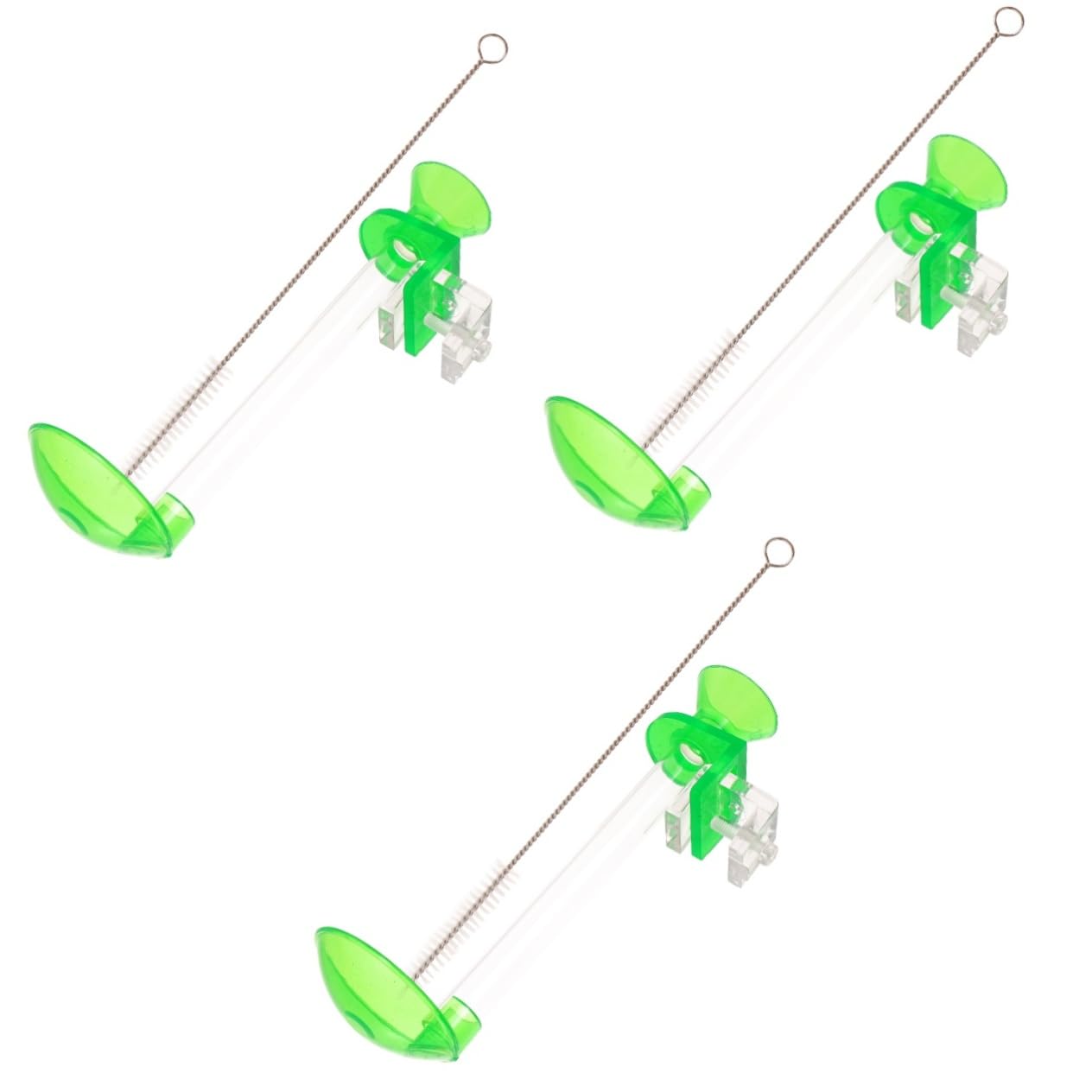 Didiseaon 3juegos Alimentador De Camarones para Acuarios Comedero Colgante Diseño De Gancho Fácil Instalación y Limpieza para Acuarios De Agua Dulce y Salada