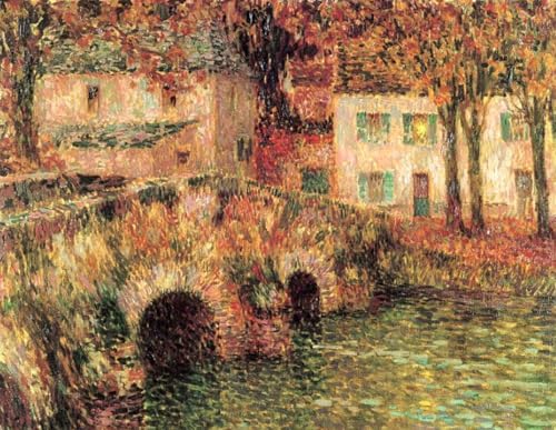 Pintura por números de Henri Le Sidaner para decorar el salón con cuadros DIY