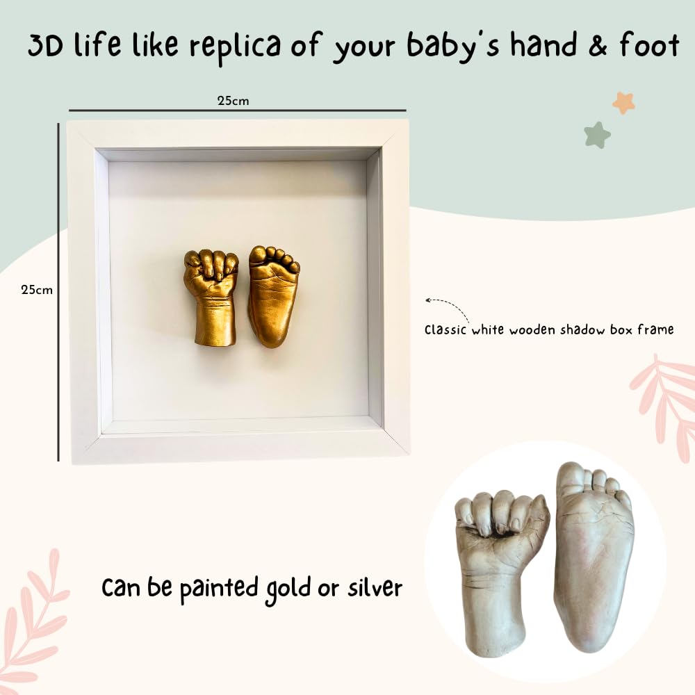 Plaster Gold Foot Casting Kit Hand Foot Casting Kits Baby Products