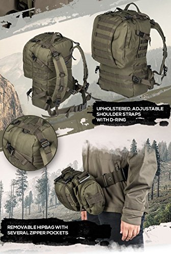 Mil-Tec Defense uniseks-volwassene Trekkingrugzakken - Image 6