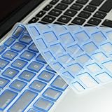 TOP CASE - Silicone Keyboard Cover Skin for Macbook Unibody 13-Inch / Old Generation Macbook Pro 13, 15, 17-Inch with or without Retina Display / Wireless Keyboard with TopCase Mouse Pad - Royal Blue