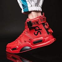 FUSHITON Herren Laufschuhe Mode High Top Sneakers Freestyle Hi-Top Lässig Sportschuhe Wanderschuhe Hoch Turnschuhe Freizeitschuhe Fitness Hohe Schuhe – Ansicht 5