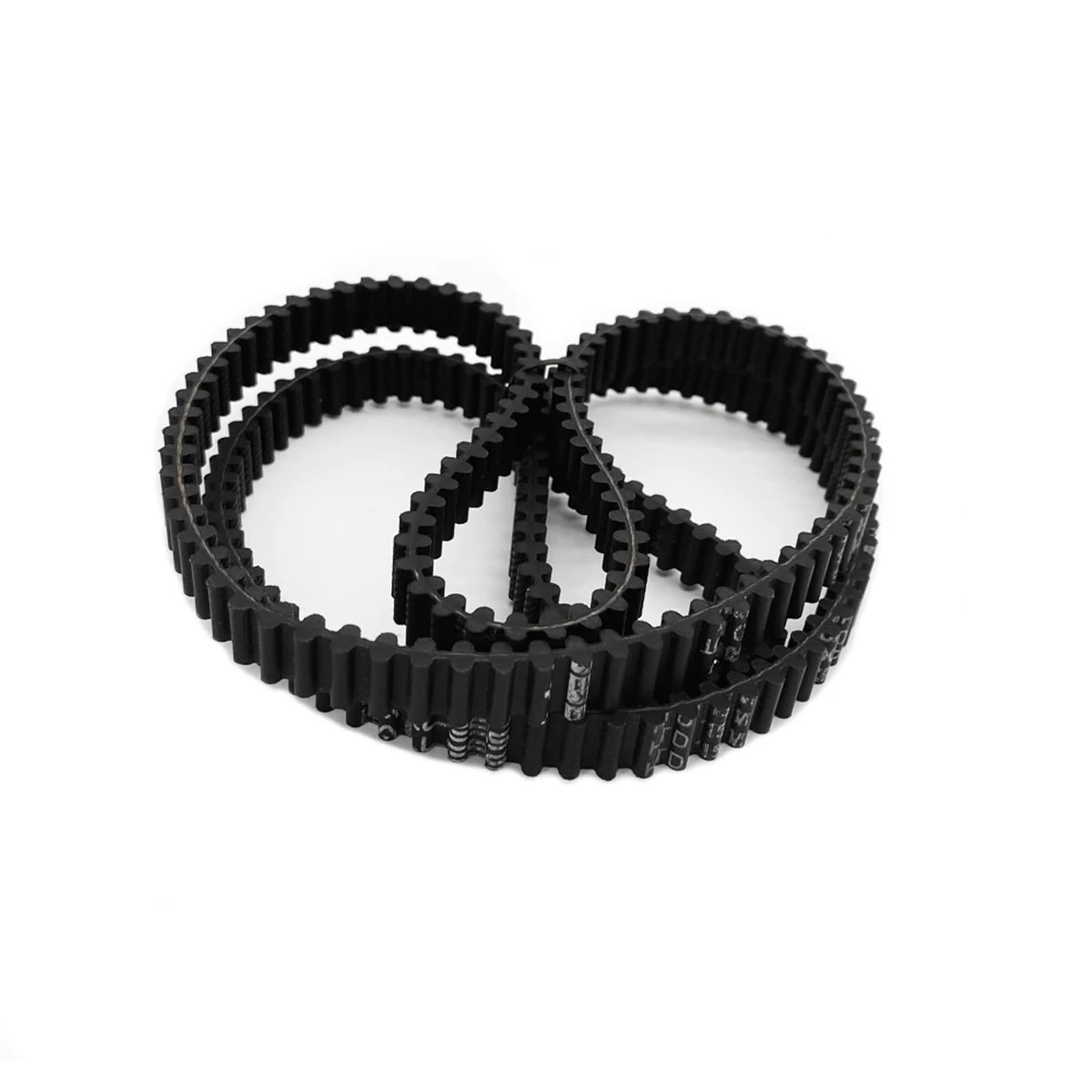 Correa Alternadora Paso De Correa Síncrona Goma Dentada Doble Cara D5M = Perímetro 5mm D5M770 ~ D5M1350 Ancho 10/15/20/25mm Cinta Transportadora Negra(10mm,D5M800)