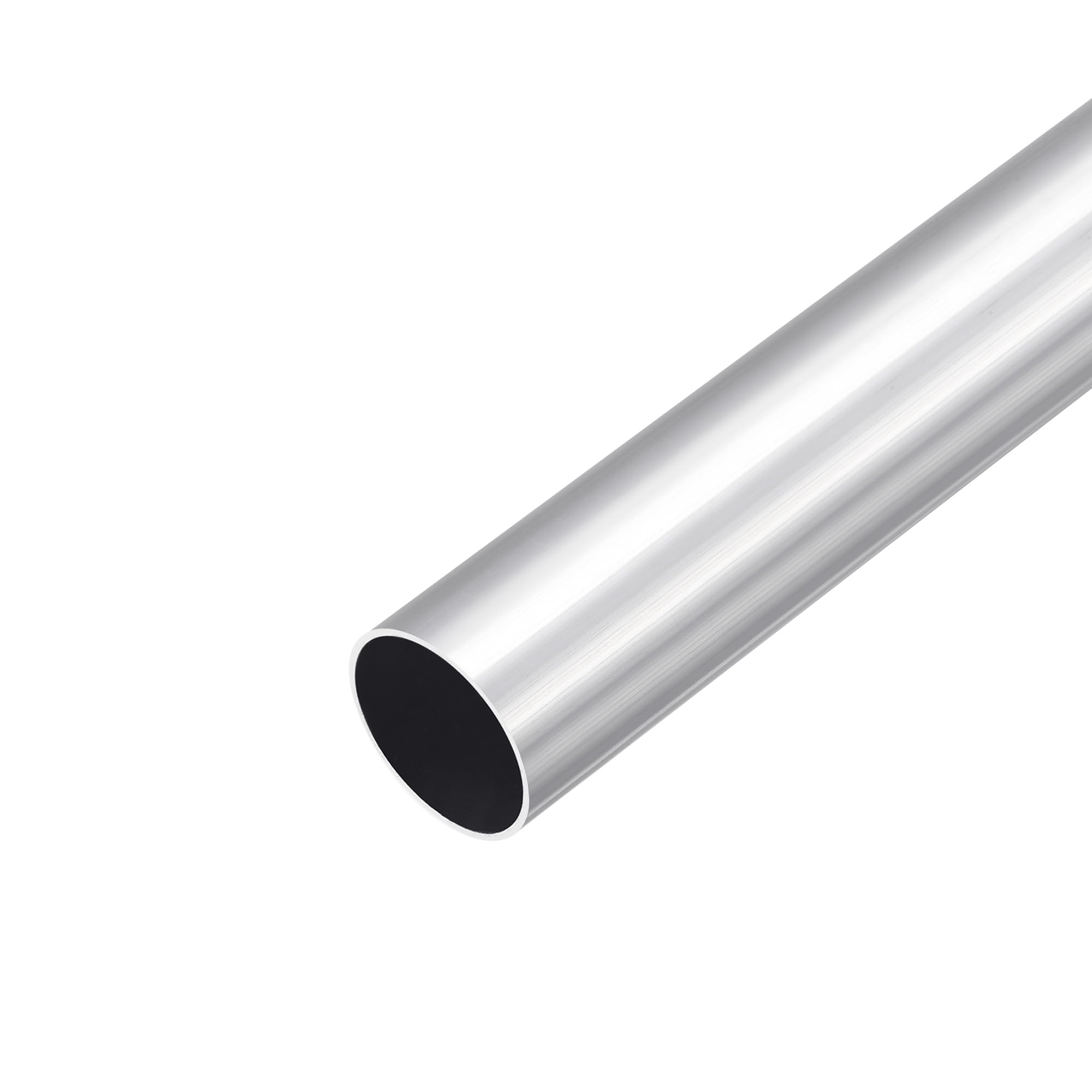 DMiotech (27mm OD x 25mm ID) 6063 Aluminum Round Tube 300mm Length Industry Metal Tubing for Machinery Frame Construction DIY Projects