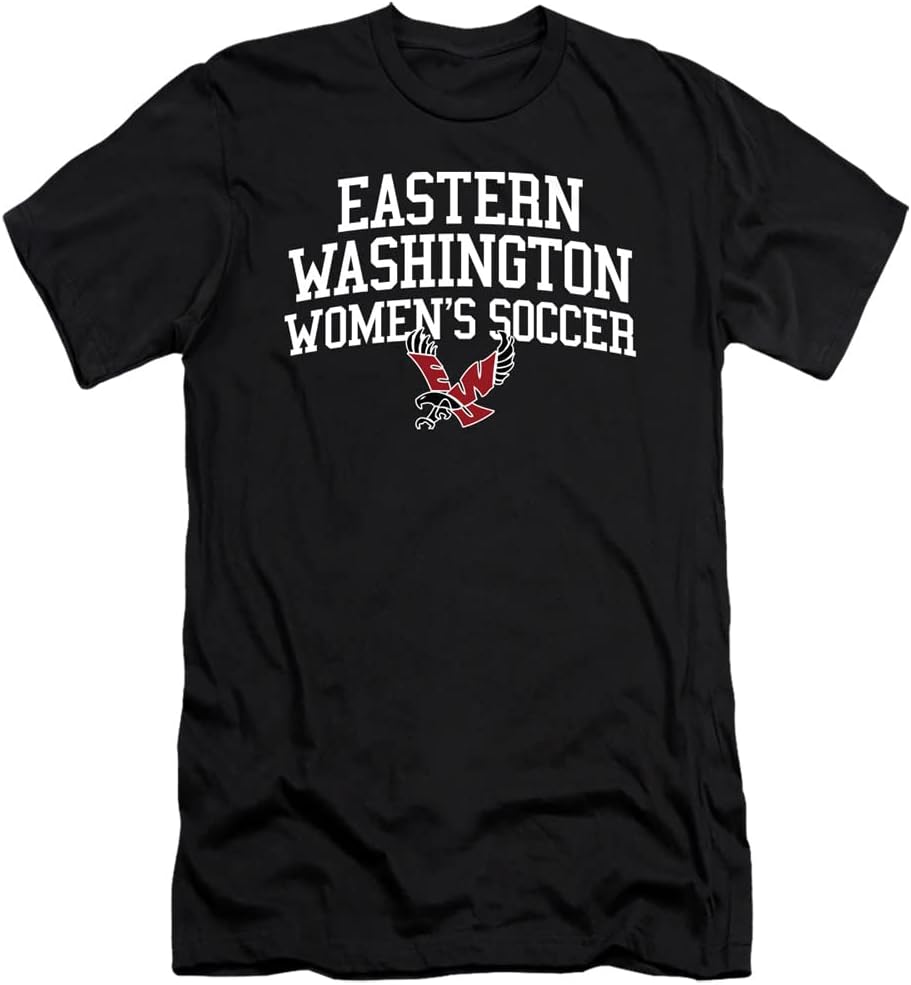 Eastern Washington University Official Women's Soccer Unisex Adult Canvas Brand T Shirt