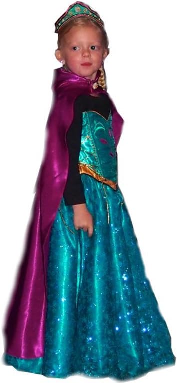 Handmade Princess Costume Big Girls' Elsa Princess Dress Frozen Disguise