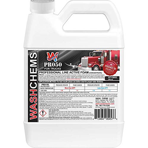 Truck Wash Soap PRO 50 by WASH CHEMS Concentrate
