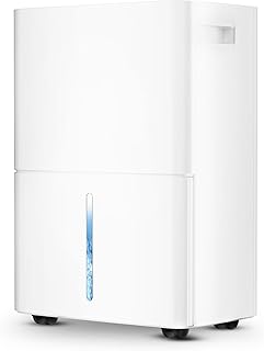 Macchiatto Deshumidificador de 16 l/día, Minuterio 1-24H, 3 Modo, funcionamiento automático, silencioso, con rueda univers…