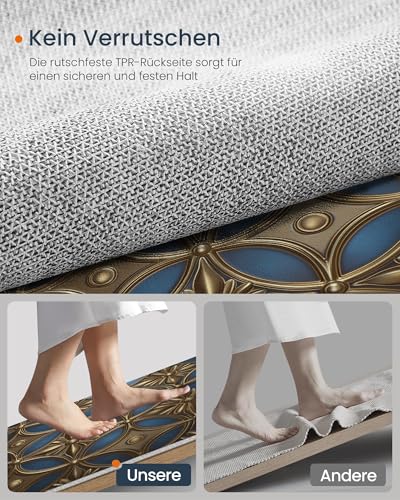 Tapis rond 3D fin lavable pour sol glissant 160 cm - 7