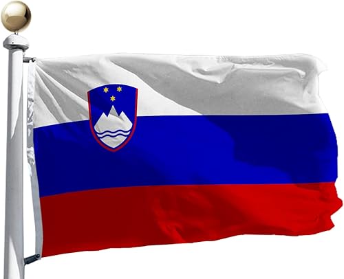 Miniatura 10 de rhungift Bandera de El Salvador de 3 x 5 pies para exteriores, grande, moderada para exteriores, ambos lados, poliéster 100D, cabecera de lona