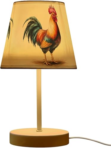 Miniatura 25 de Lámpara de mesa LED regulable con USB de 3 colores, estaca de madera de mar retro, gaviotas voladoras de 10.8 pulgadas de alto, luz de mesita de