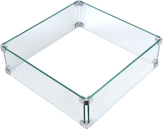 Best fire table wind guard square