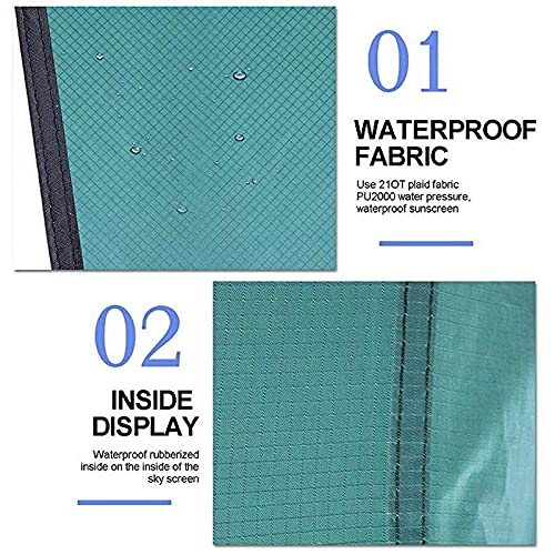 Toldo impermeable para camping 350x280 cm miniatura 4