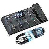 Effektboard mit 6 Fußschaltern und Expression/Volume-Pedal