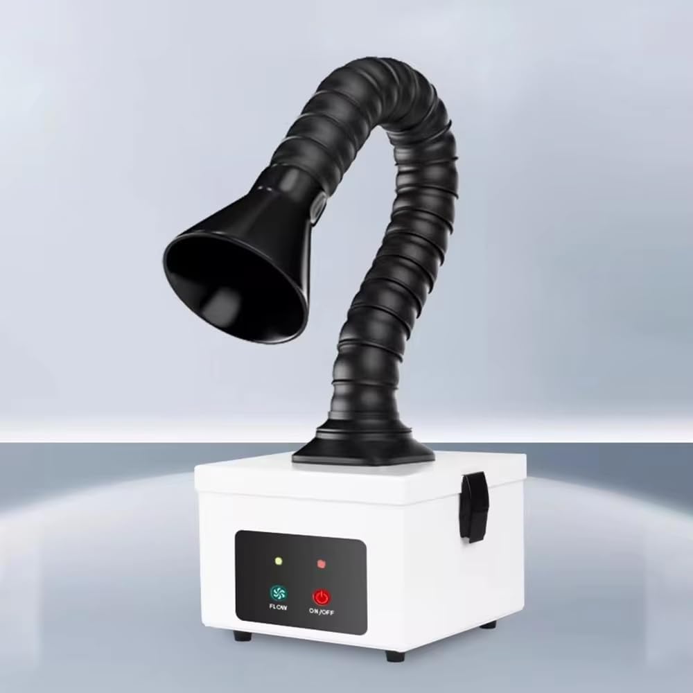 Soldering Fume Extractor, Compact Desktop Smoke Absorber for Soldering, Electronics Repair, 3D Printing & Labs SD-50