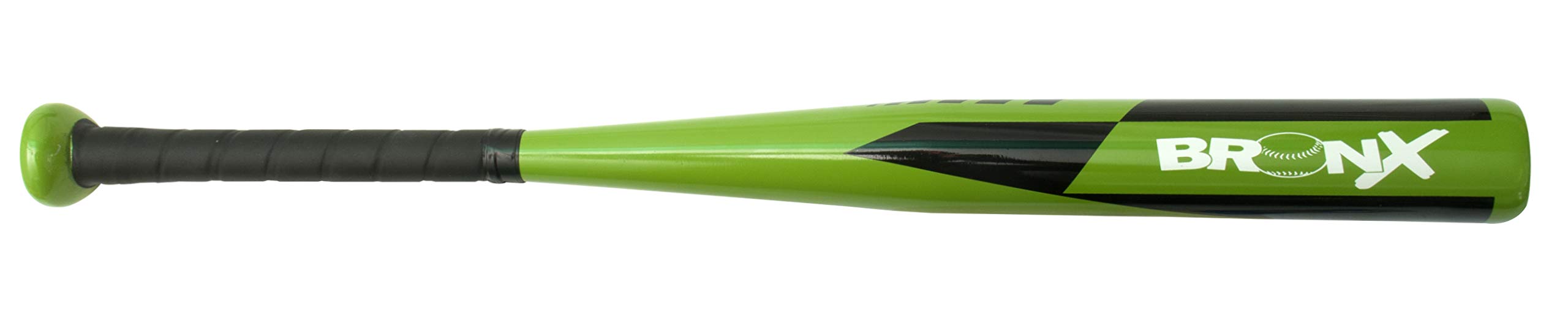 Bronx Aluminium Baseball Bat - Green / Black, 30"