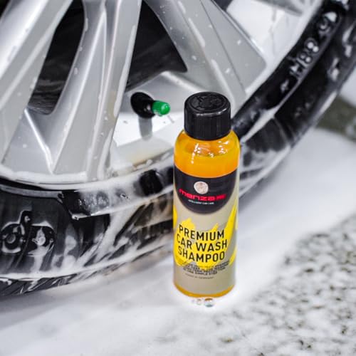 Image of MenzaPro DustGo Car Duster with Premium Car Wash Shampoo 200ml Combo | Microfiber Wax Treated Car Duster | Phosphate & NTA Free Car Shampoo