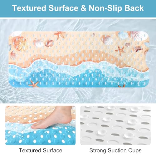 Tapete de ducha antideslizante Yonala 50% OFF - $9.99