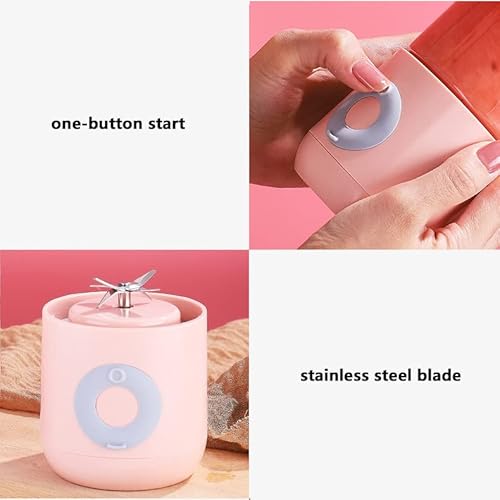 Máquina De Fazer Suco De 500 Ml, Espremedor Elétrico Abs + Material De Pc, Copo De Liquidificador De