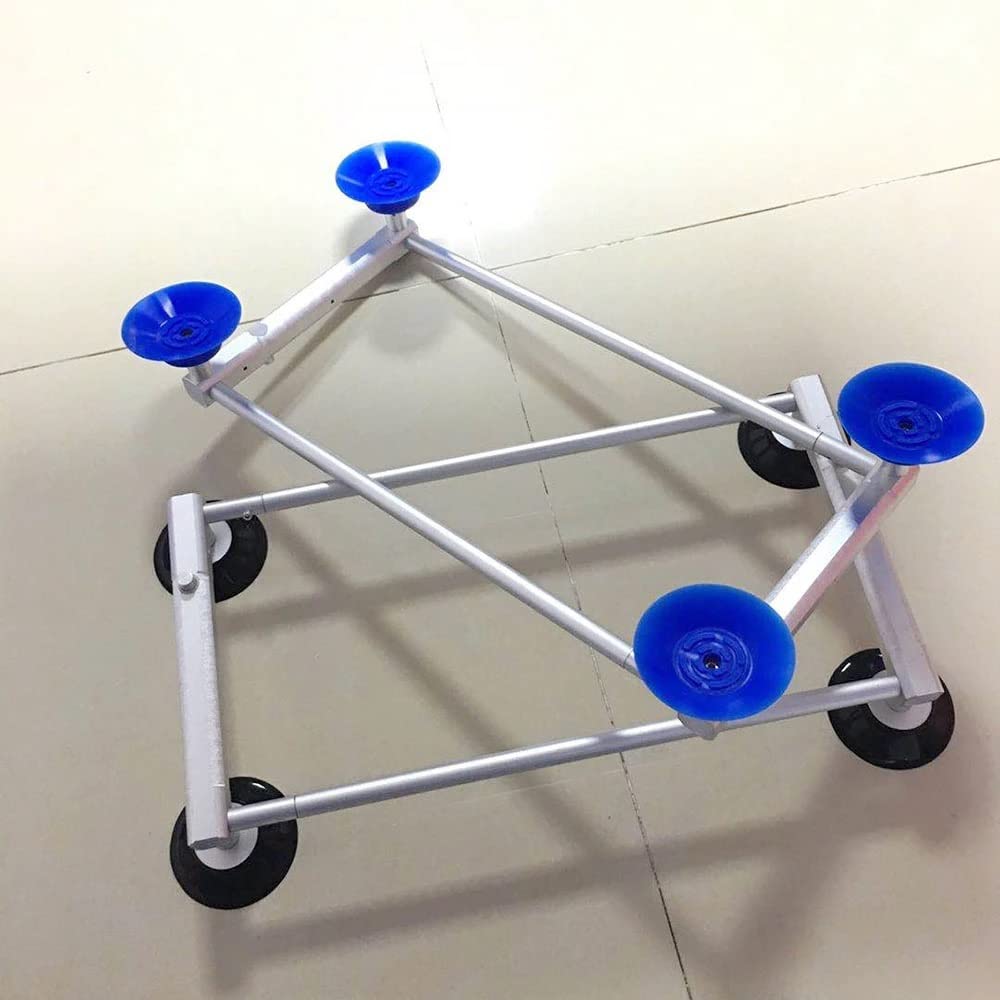 Elevadores de ventosa para pantallas LCD y de cristal, mango ajustable, capacidad de 50-60 kg, paquete de 4