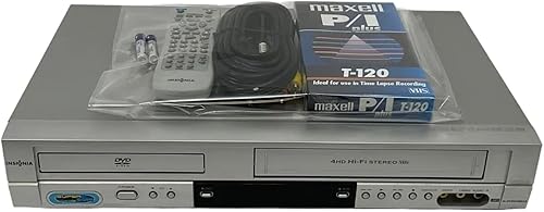 Miniatura 1 de Insignia IS-DVD040924 reproductor de DVD/VCR Combo DVD Video Cassette Recorder 4 Head Hi Fi Stereo