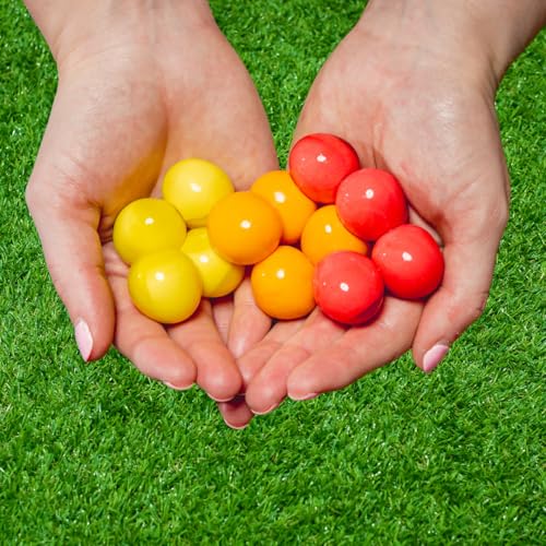 Image of Goblies - Throwable Paintballs. Washable, Nontoxic, Plant-Based Toy for Outdoor Fun Games for Kids 6+. (120 Count, Red /Orange /Yellow)