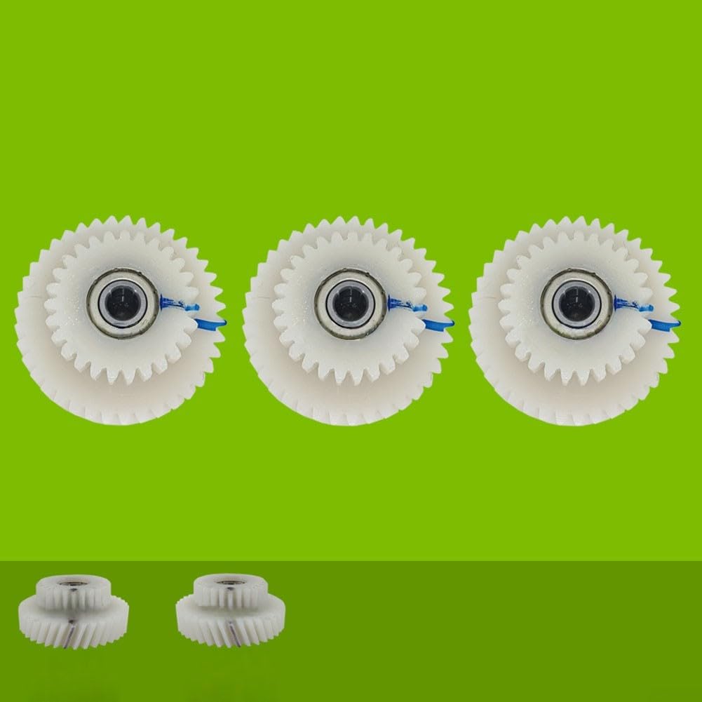 Lot de 3 engrenages en nylon pour moteur AKM 100SX, dents de rechange 39T + 27T pour vélo électrique, blanc gauche/droite distingué (39T + 27T gauche)