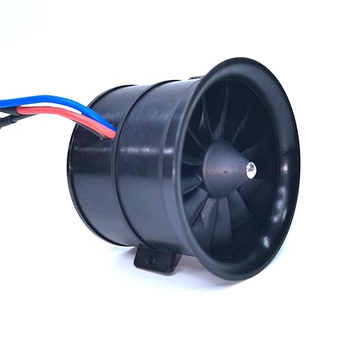 Miniatura 3 de EDF 2.756 in 6S 2300KV 12 aspas 25.2V ventilador eléctrico conducido, Hobby RC Jet Engine Hélice, Piezas del motor de coche RC, Motor sin escobillas