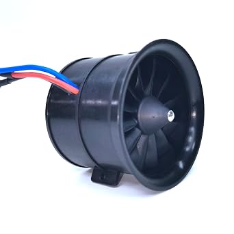EDF 70mm 4S 3400KV 12 Blades 16.8V مروحة كهربائية مجاري ، مروحة محرك RC RC الهوائي ، أجزاء محرك سيارة RC ، محرك فرش عالي السرعة ، نموذج التحكم عن بعد ، قطع غيار الطائرات DIY