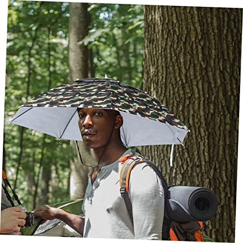 Parapluie tête double couche léger robuste camouflage 95 cm