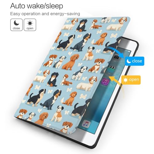 Étui pour iPad 10.2 pouces compatible avec 9e, 8e et 7e générations de tablette