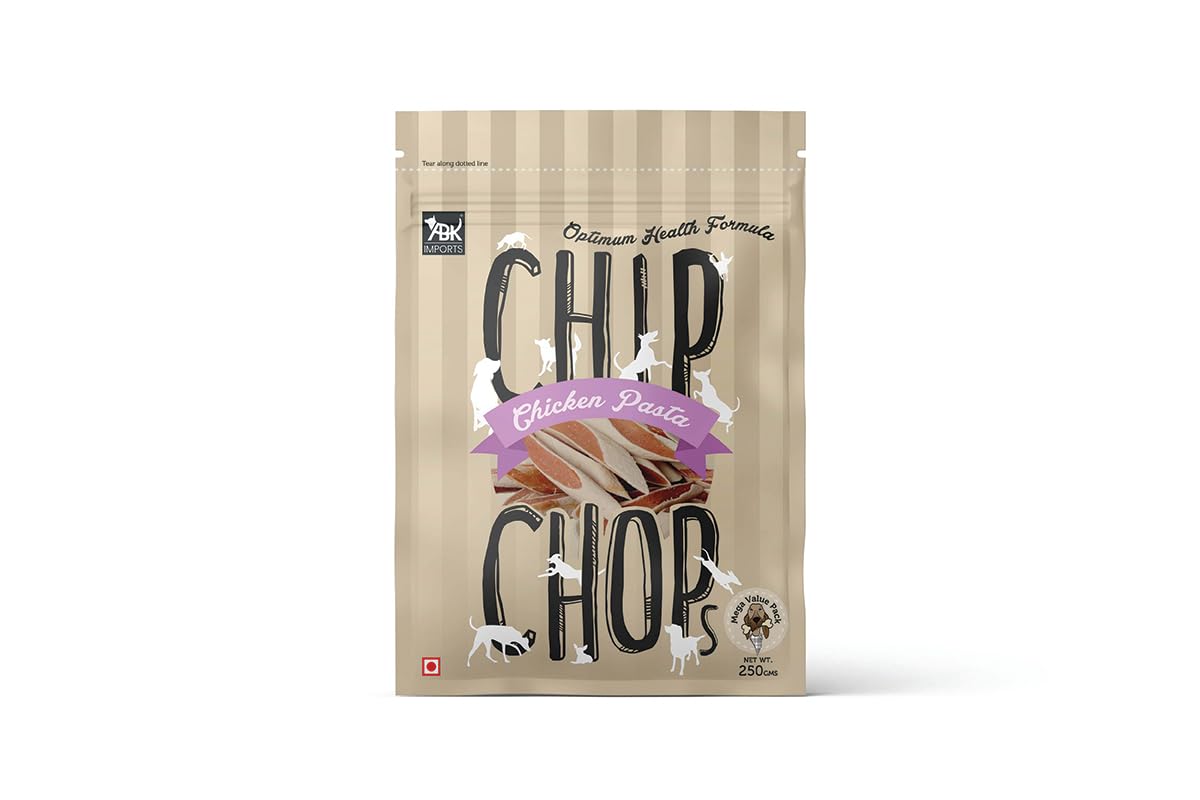 Chip Chops All Life Stages Dog Treat Stick,Highly Nutritional & Digestible, Suitable For All Dog Breeds, Easy To Digest, No Artificial Flavors Added (Chicken Pasta-250G) (B0CJLQY51Z) Amazon Price History, Amazon Price Tracker