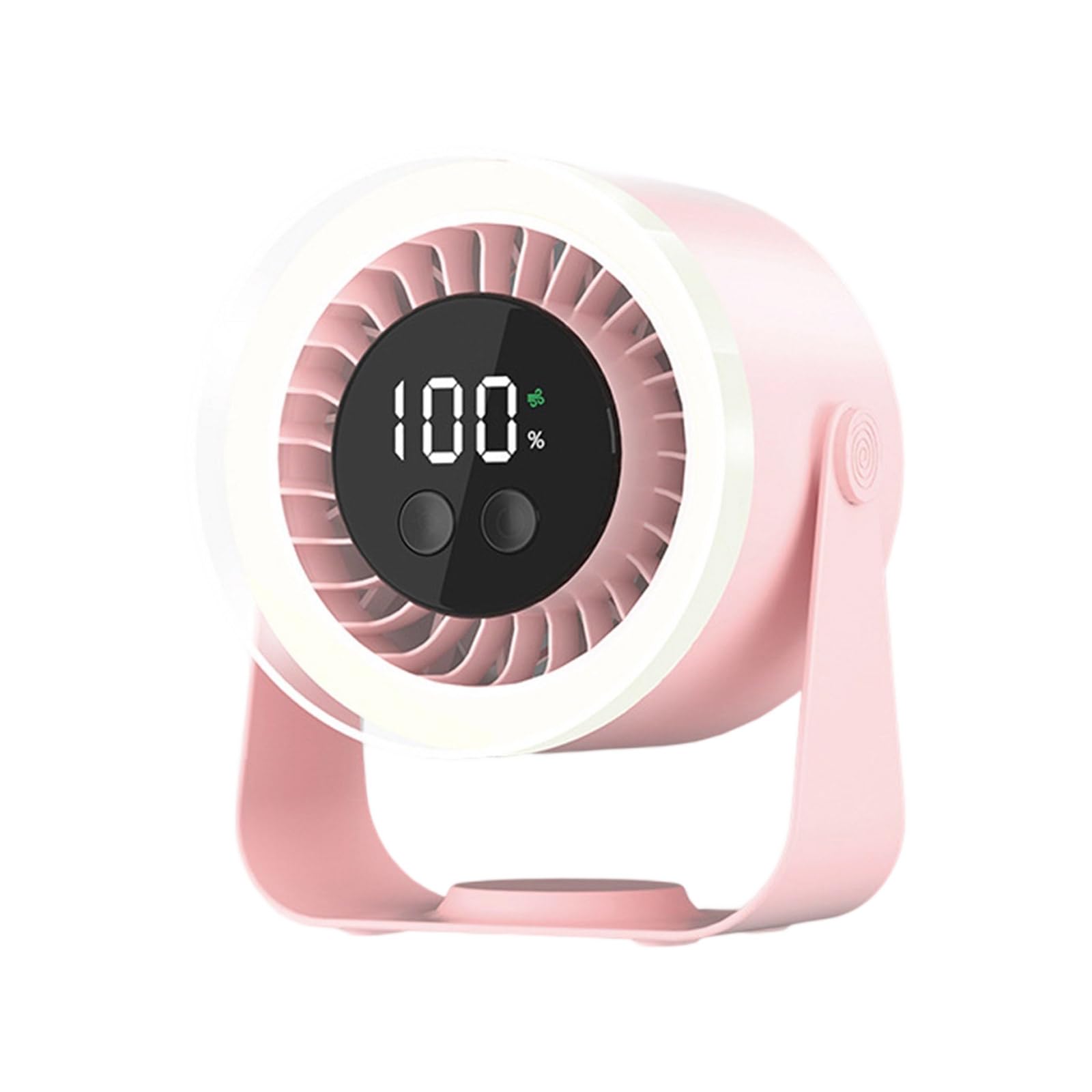 Jazuaiao 1 Compact USB Desk Fan 9-Speed Adjustable Quiet Portable Cooling Fan for Home Travel Rechargeable Desk