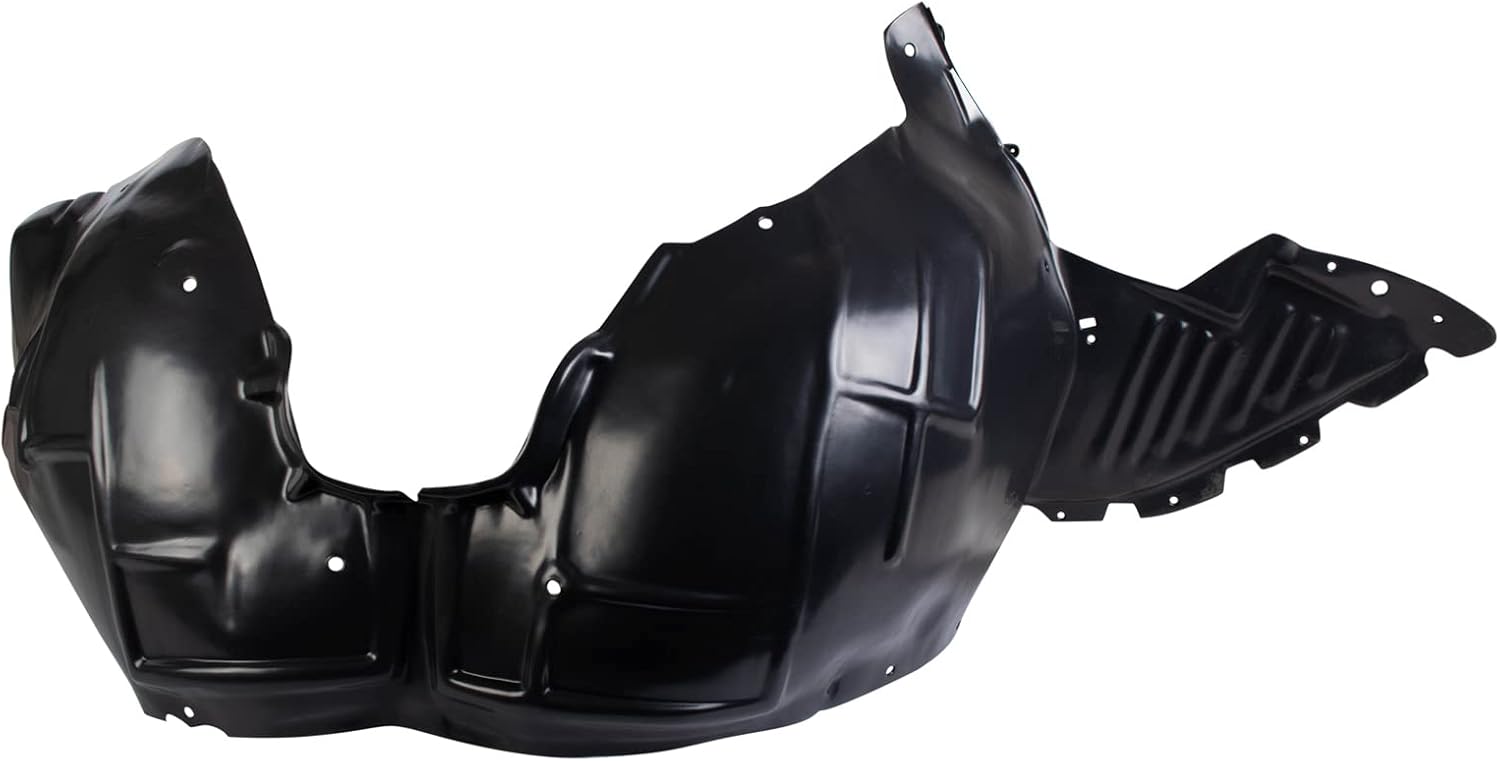 TRQ Front Right Inner Fender Liner Black Passenger Side Compatible with 2013-2017 Cadillac XTS GM1249287