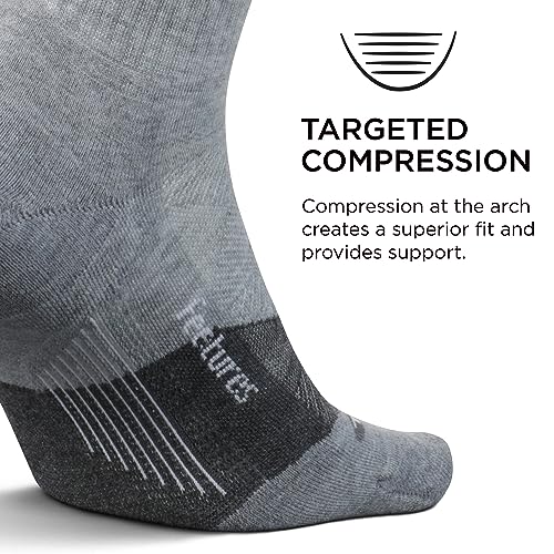 Feetures Trail Max Cushion Quarter Sock - Hiking Socks for Men & Women - (1 Pair)2