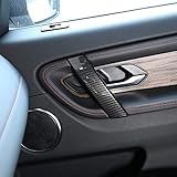 YIWANG ABS Carbon Fiber Style Interior Door Handle Cover Trims 4pcs for Land Rover Discovery Sport 2019 2020 Auto Accessories