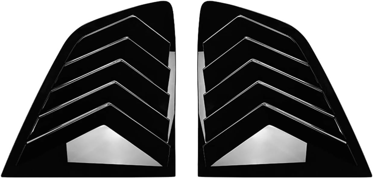 Carbon Fiber Look/Gloss Black Tail Windshield Shield Blind Rear Window Side Louver Shutter Trim Cover for BMW X3 G01 2018-2024(Carbon Fiber Look)