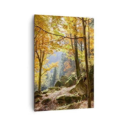 Tableau Decoration Murale Automne 70x100cm pour Salon et Cuisine