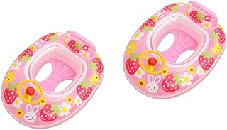 BESPORTBLE Assento Inflável 2 Pçs Trompete Morango Assento De Bebê Assento De Natação Infantil De Natação Para Assento De Bebê Anel De Natação Anel De Natação De Bebê Inflável
