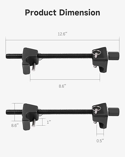 Miniatura 3 de Macpherson - Juego de 2 herramientas de compresor de resorte de puntal con rango de 10.5 pulgadas, herramientas de compresor de resorte helicoidal