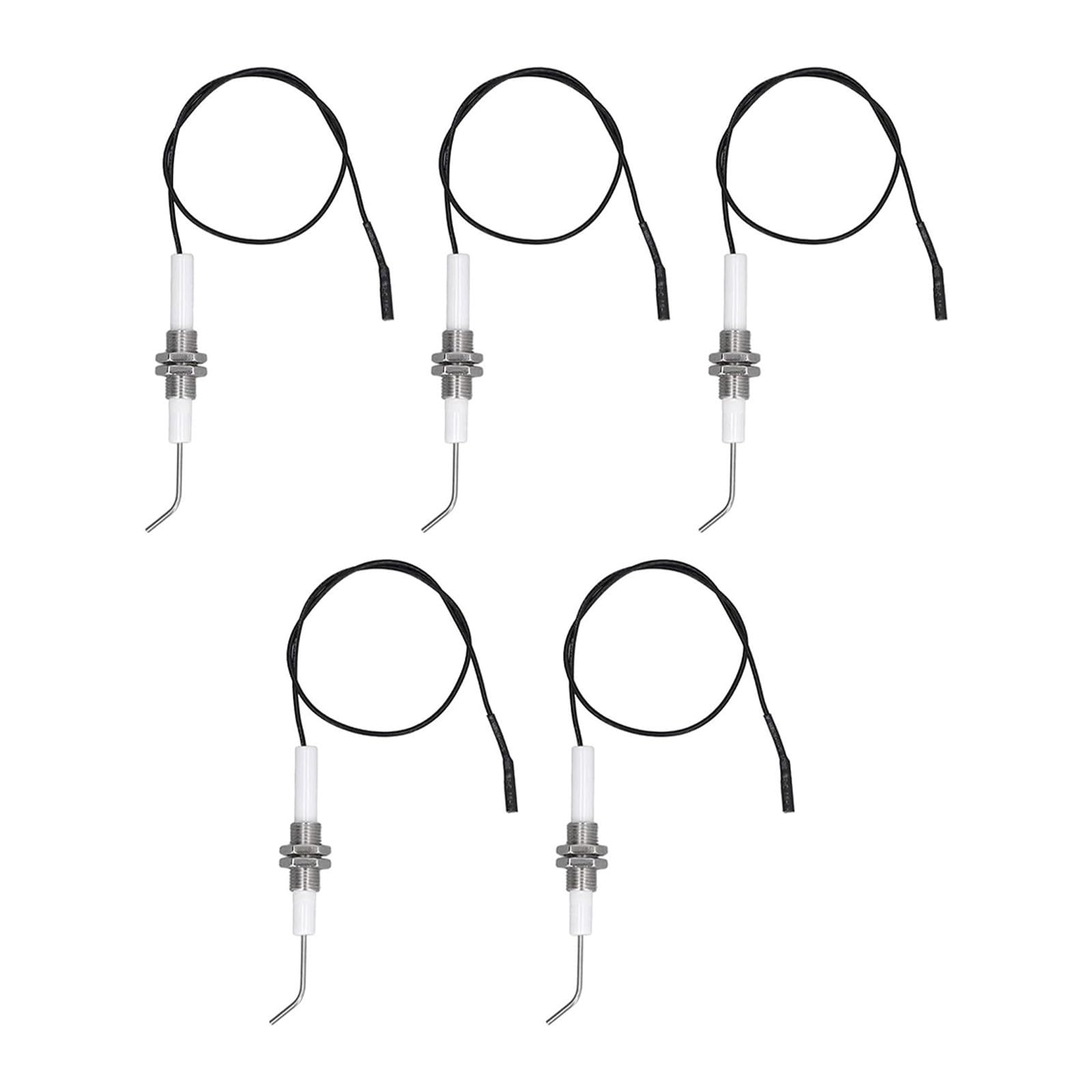Jazuaiao 5 Pack Heating Rod Grills Component Replacement Parts Suitable for Various Stove Ignitions Needle