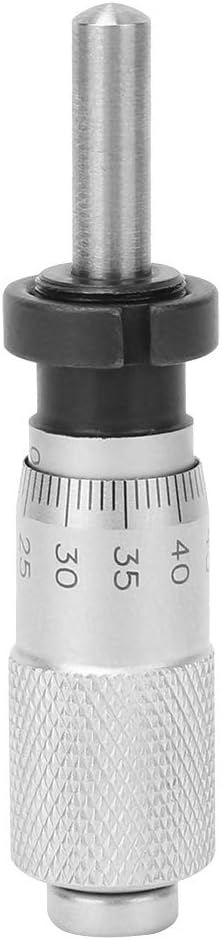 0-13mm Micrometer Head, Metal Micrometer Inner Diameter Measuring Tool for Fine-Tuning of Various Accuracy Instruments(Ball Head with Nut)