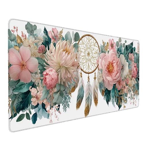Tapis de souris bureau de qualité supérieure avec finitions soignées et bords cousus