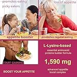 Gainer Gummies for Women Men Elderly and Kids | Clinically Studied Ingredients | 10 in 1 with L-Lysine Gentian Root Vitamin B | Non-GMO Sugar Free Vegan | 60 Count - Image 3